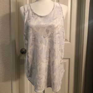 Lululemon White Athletic Tank